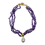 Luna Llena Purple Necklace