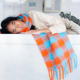 Galway - Blue&Orange Scarf