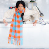 Galway - Blue&Orange Scarf