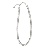 Squares Necklace/Belt - Silver