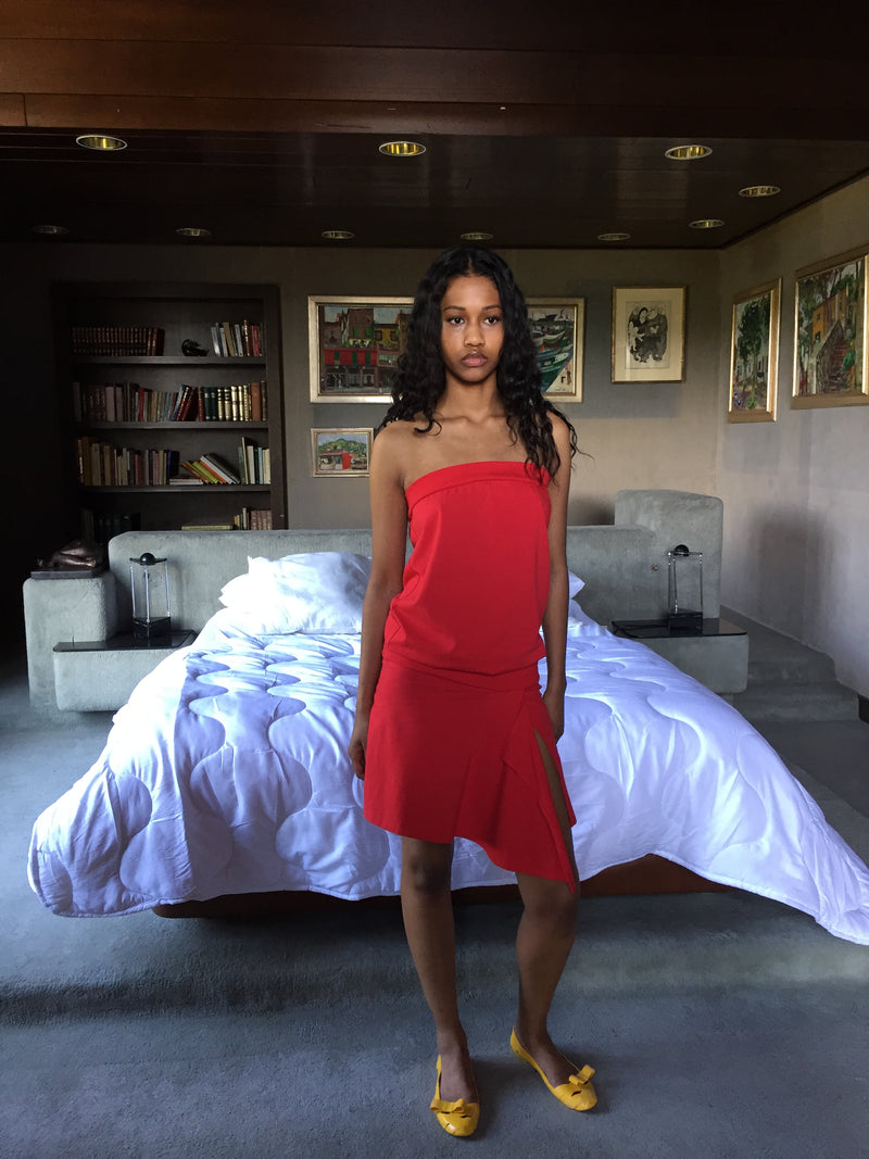 Red Caps Dress