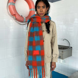 Galway - Blue&Orange Scarf