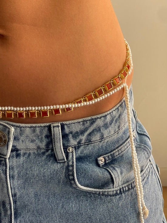 Corazón Roto Red Necklace/Belt