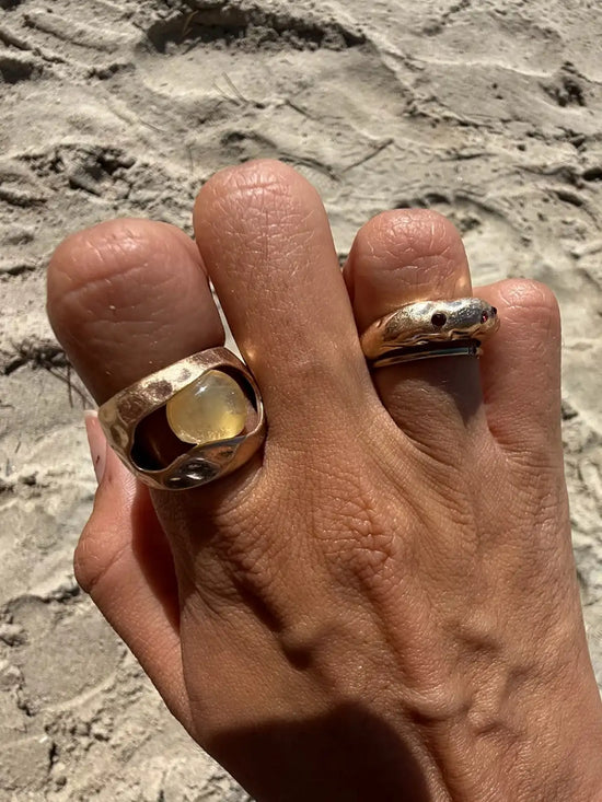 Anello Abbey Gold Organic