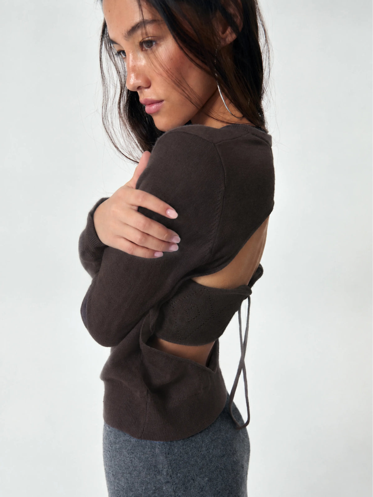 Abbot Brown Sweater