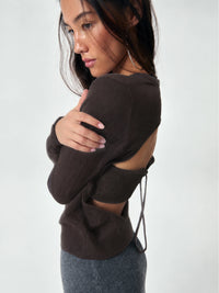 Abbot Brown Sweater & Bandana