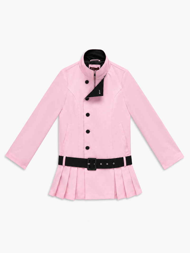 Bet Pink Trench Coat