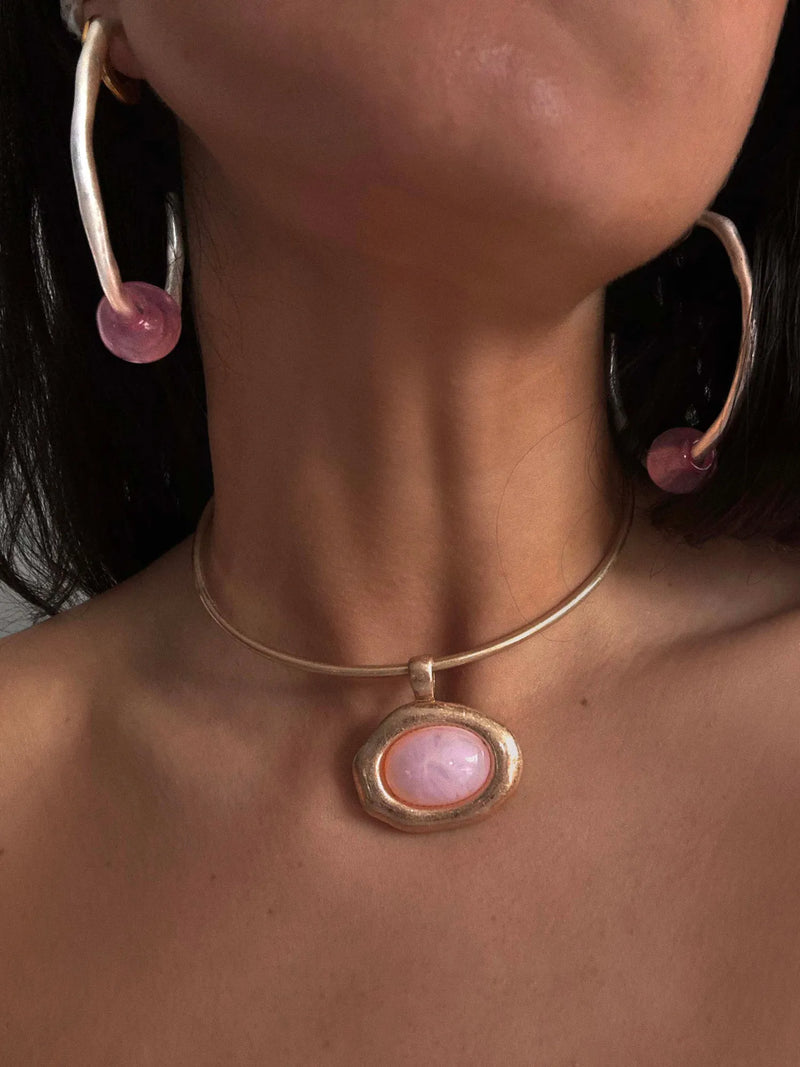 Alba Pink Necklace