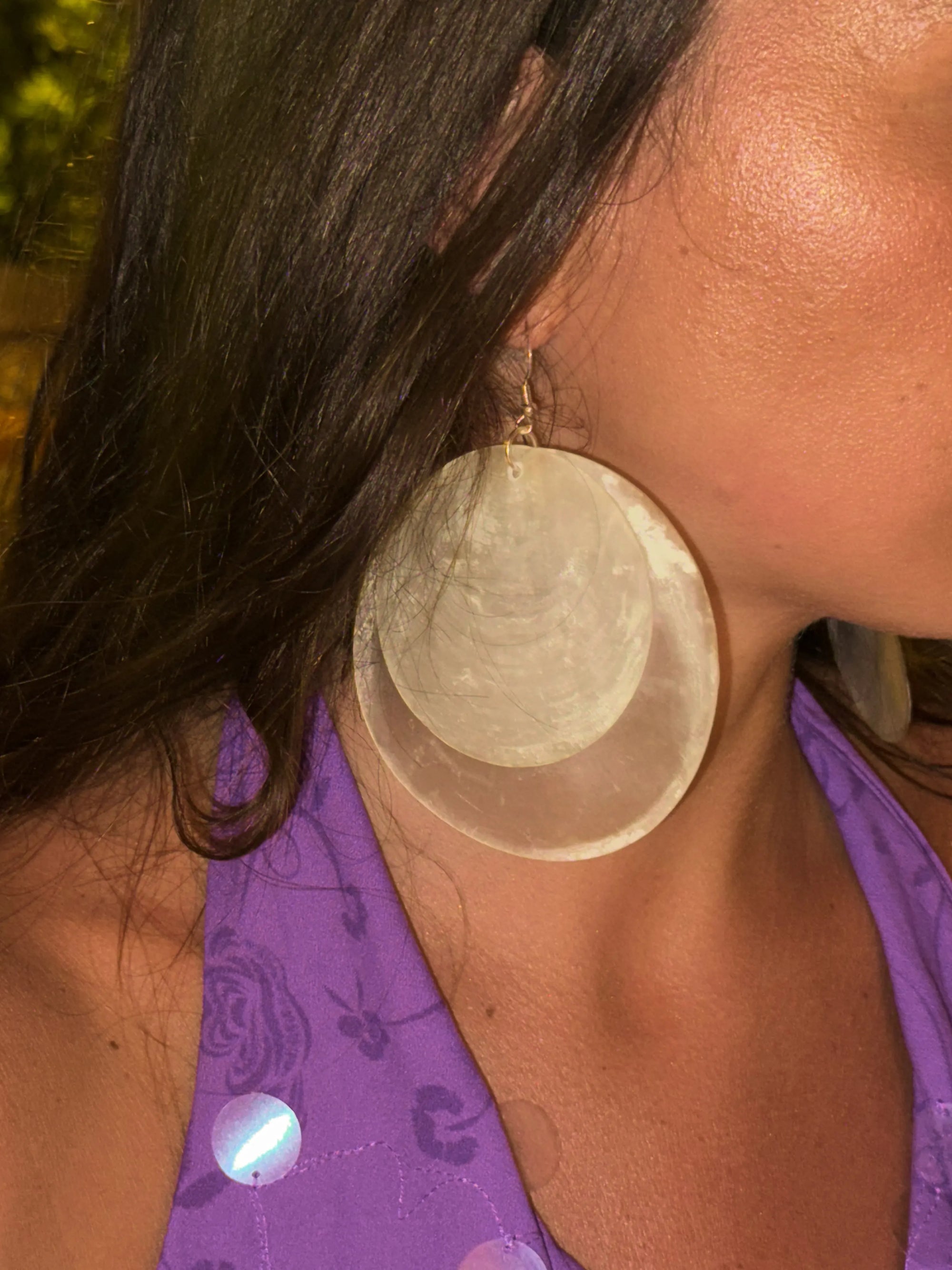 Teresa White Earrings