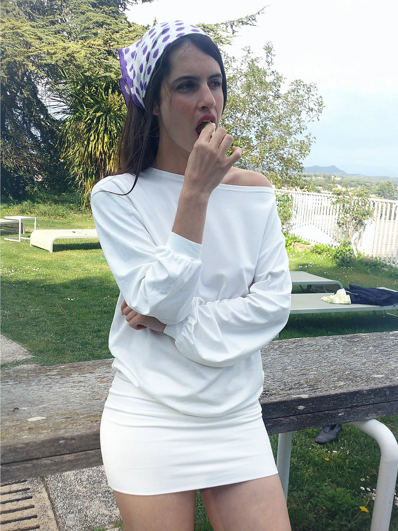 Aria White Dress