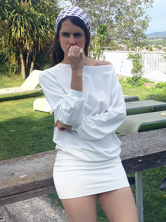 Aria White Dress