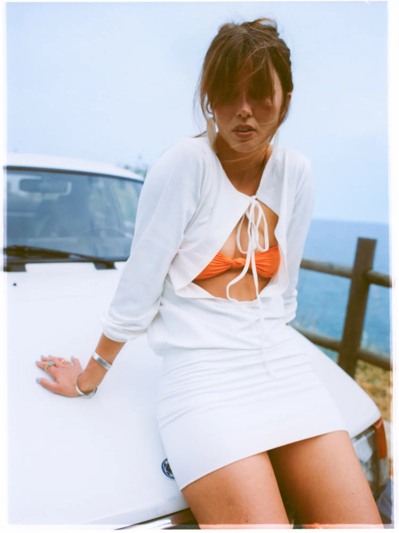 Aria White Dress