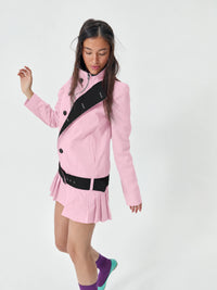 Bet Pink Trench Coat