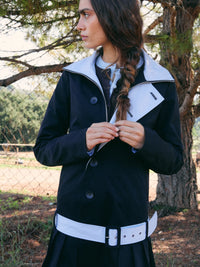 Bet Black Trench Coat