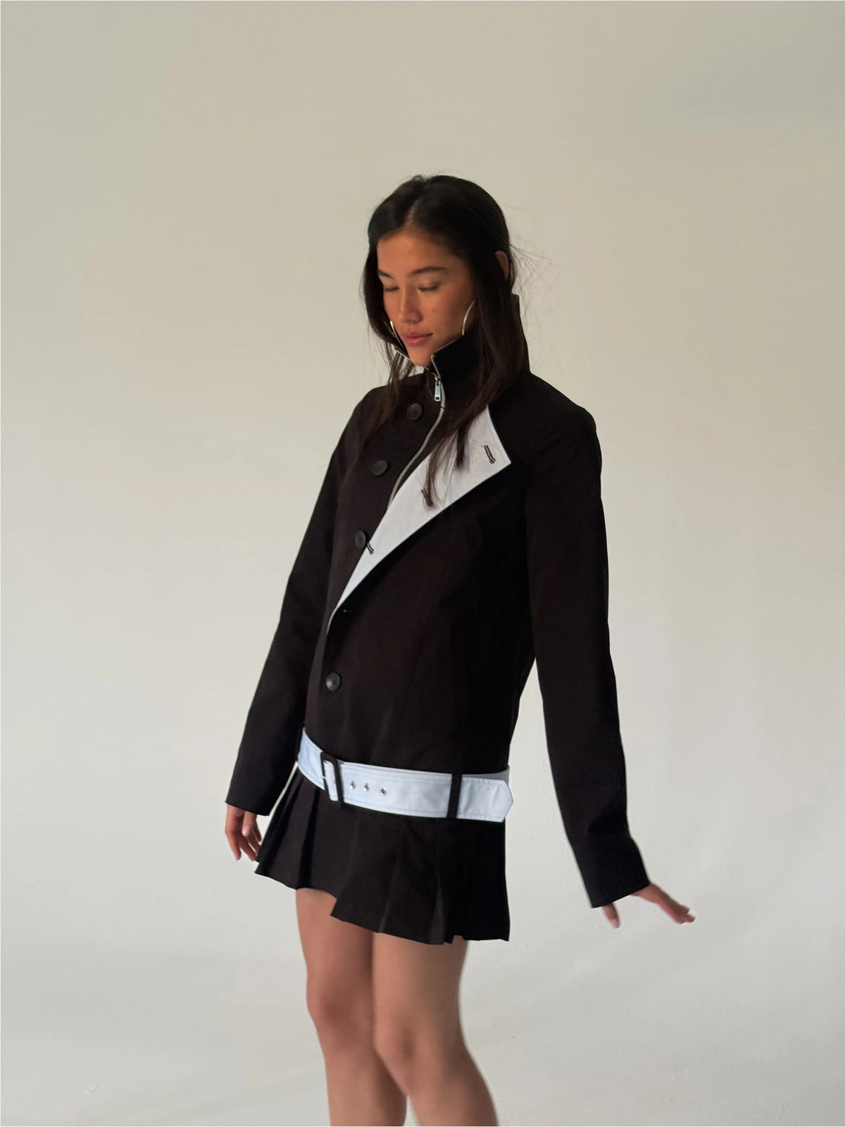 Bet Black Trench Coat