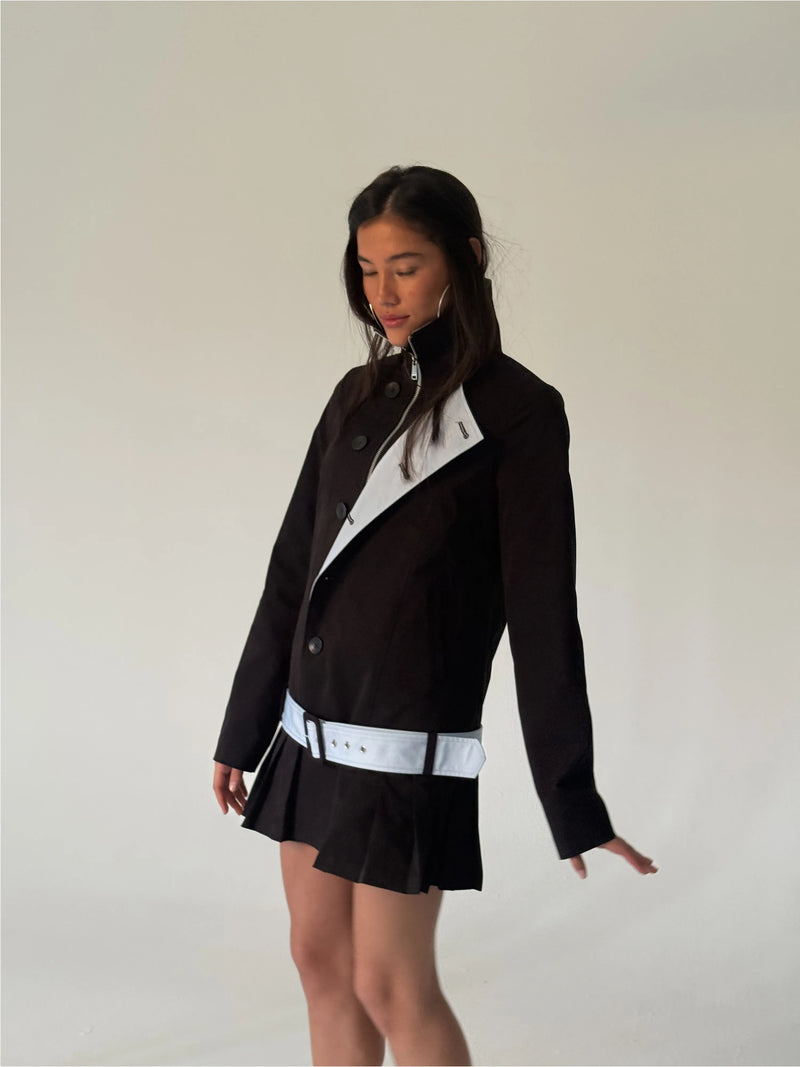 Bet Black Trench Coat