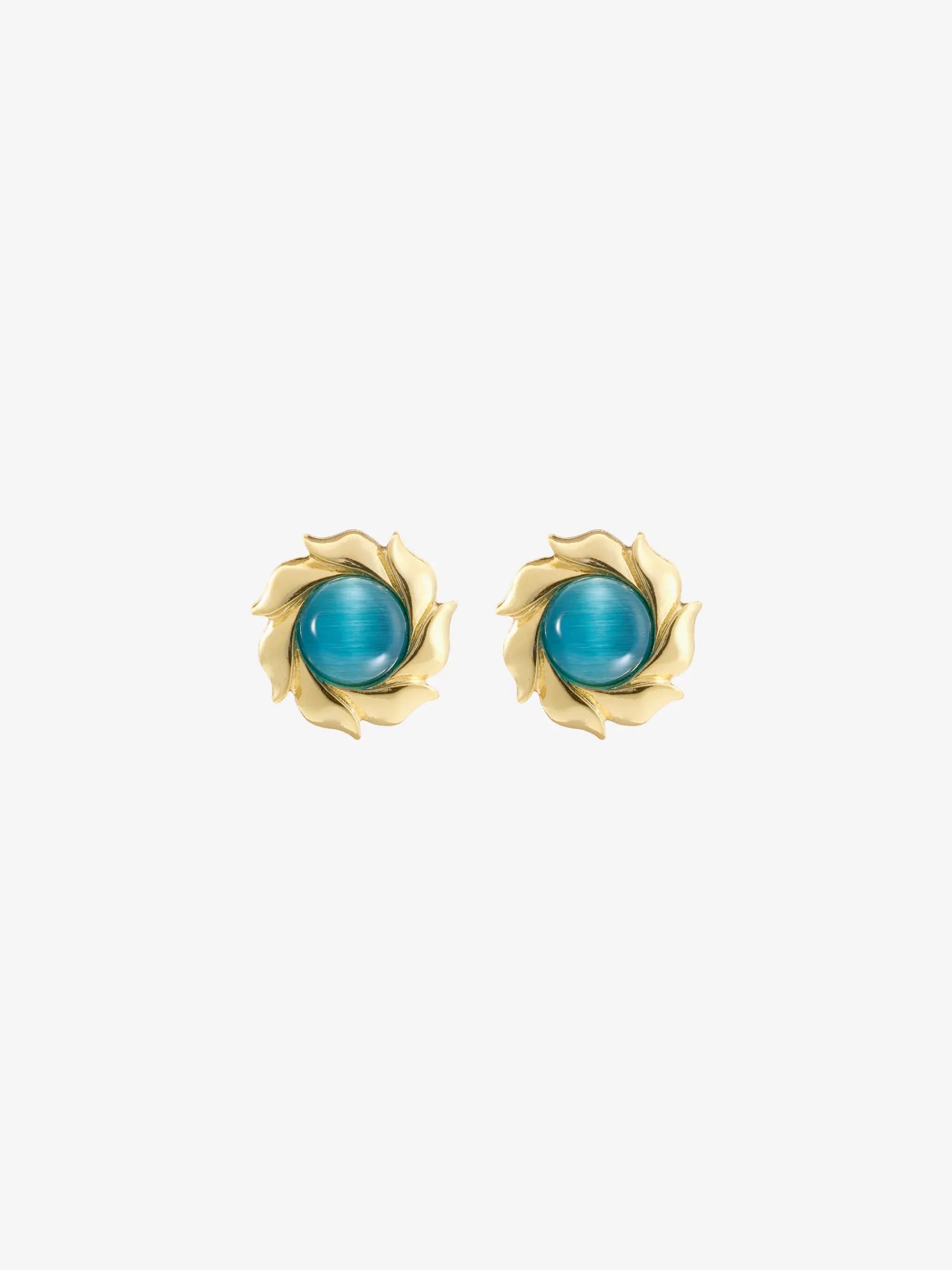 Blue Dot Earrings