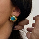 Blue Dot Boucles d'oreilles