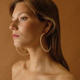 Bubbly Gold Earrings