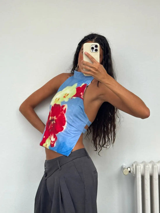 Camelia Reversible Top