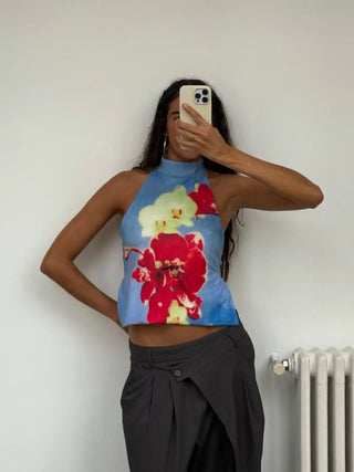 Camelia Reversible Top