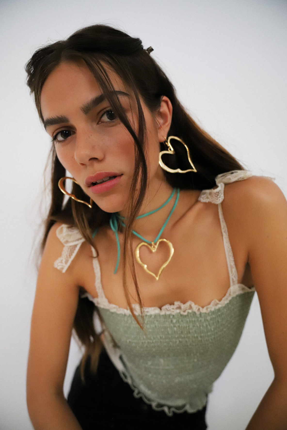 Melted Heart Earrings