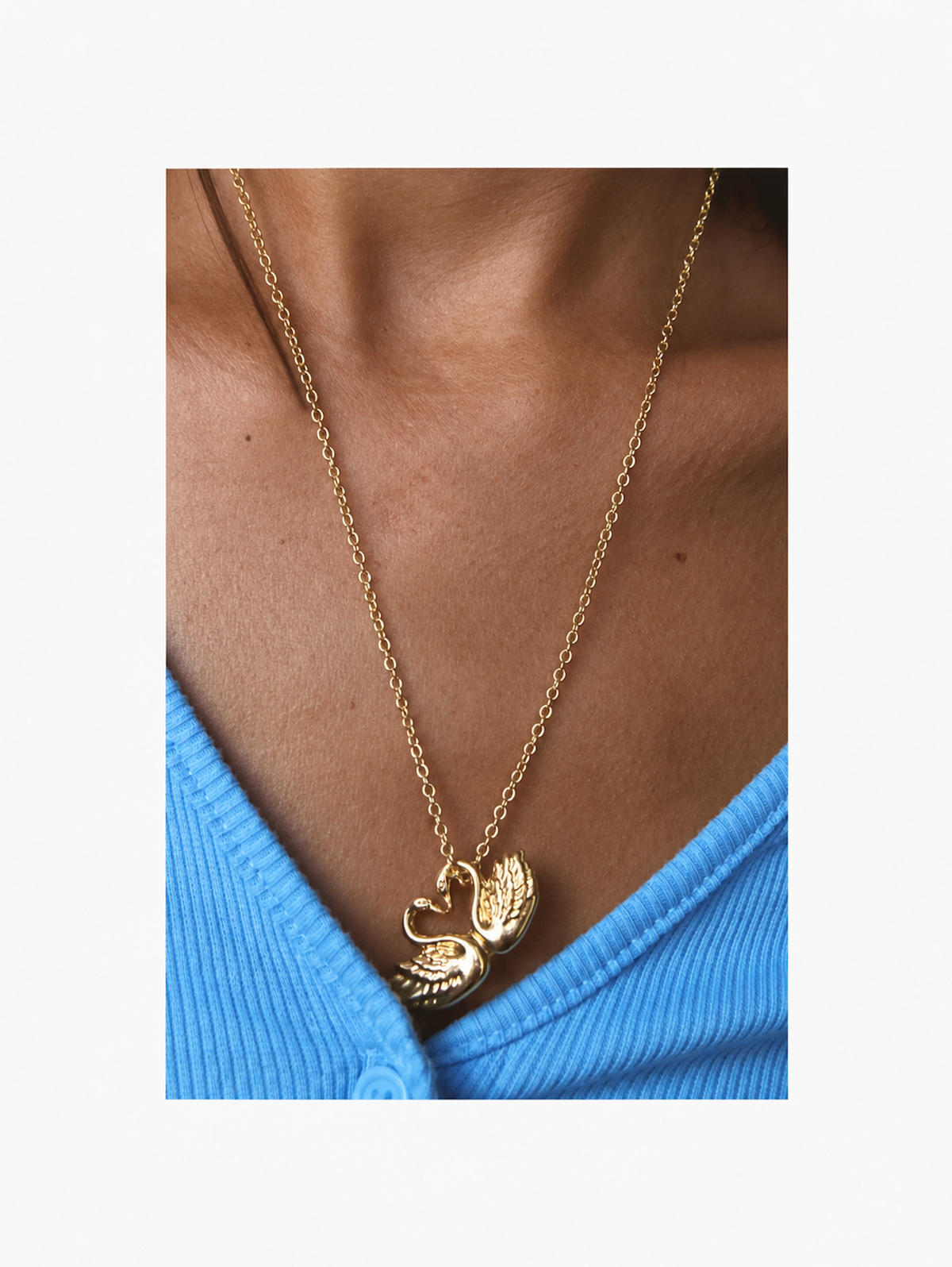 Cisne Gold Necklace
