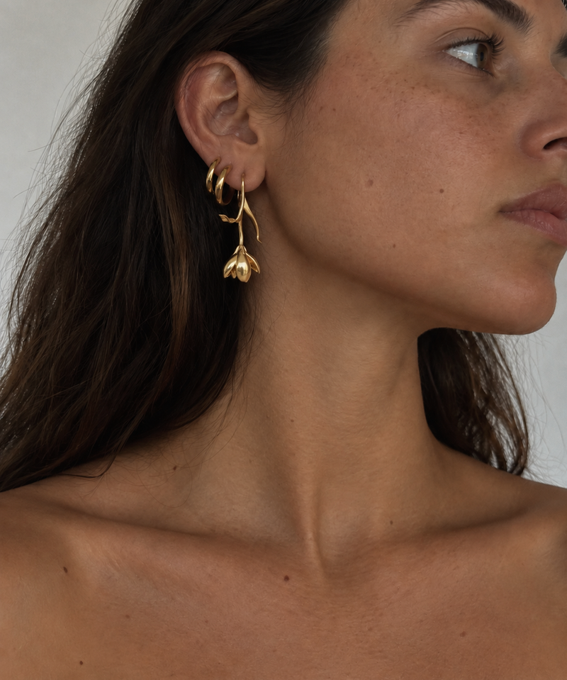 Daisy Gold Earrings