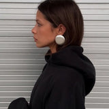 Carol Washed Silver Earrings