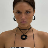 Catalina Black Necklace