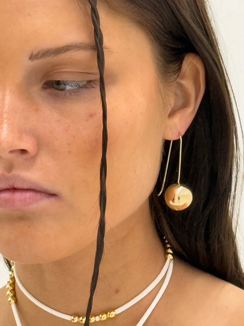 Cereza Gold Earrings