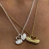 Cisne Silver Necklace