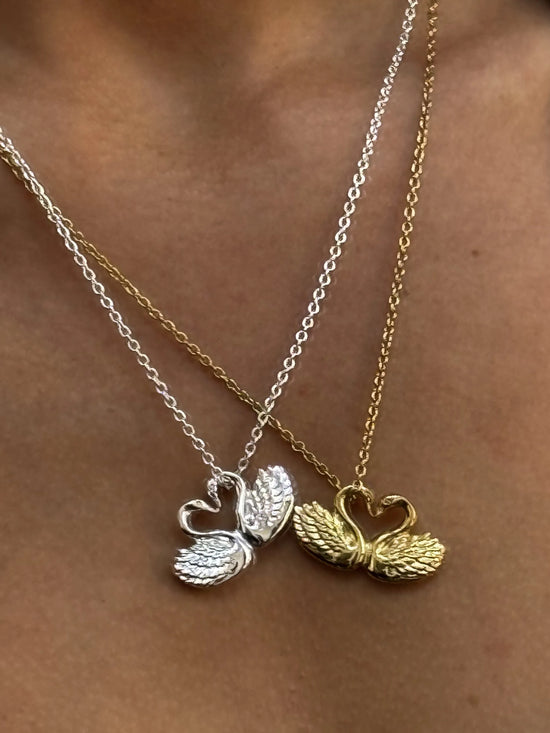 Cisne Silver Collana