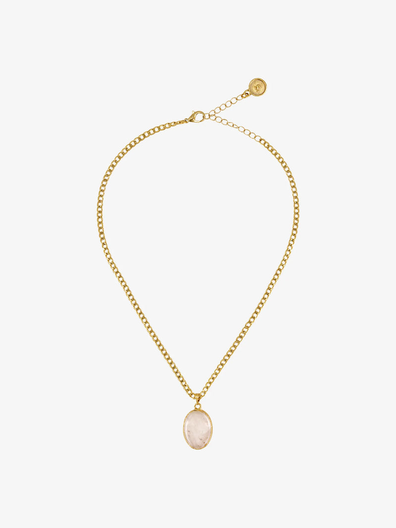 Drop White Collier