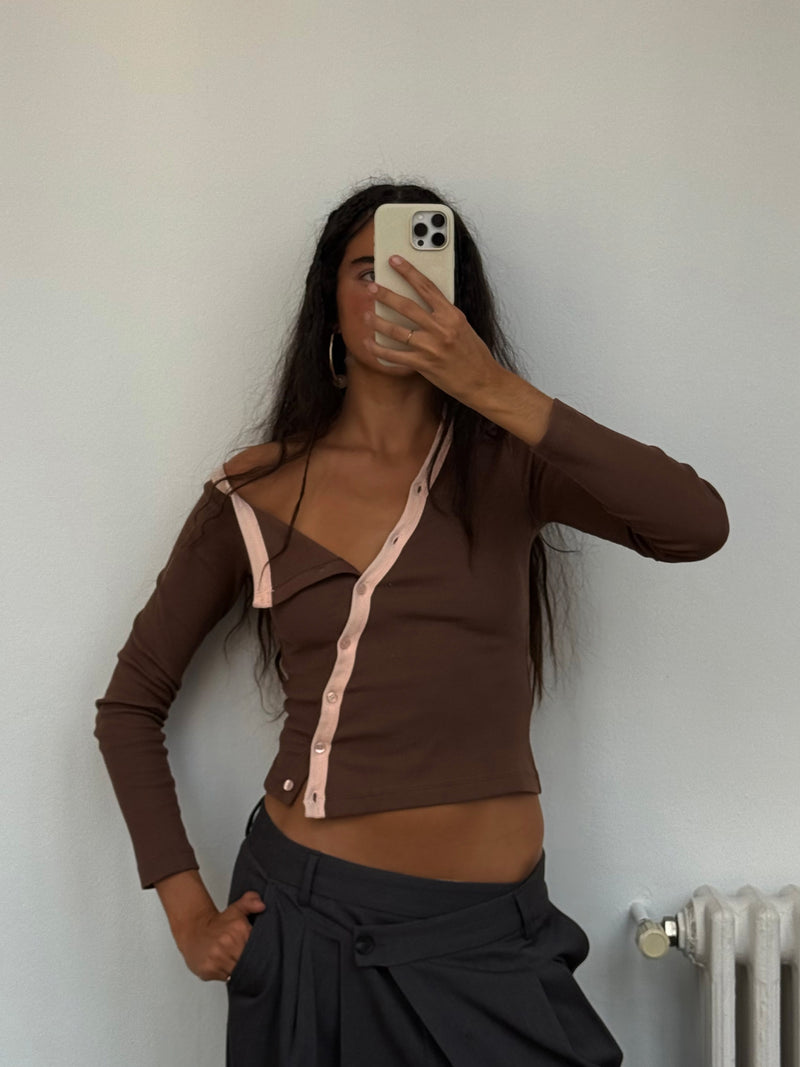Ella Brown Top