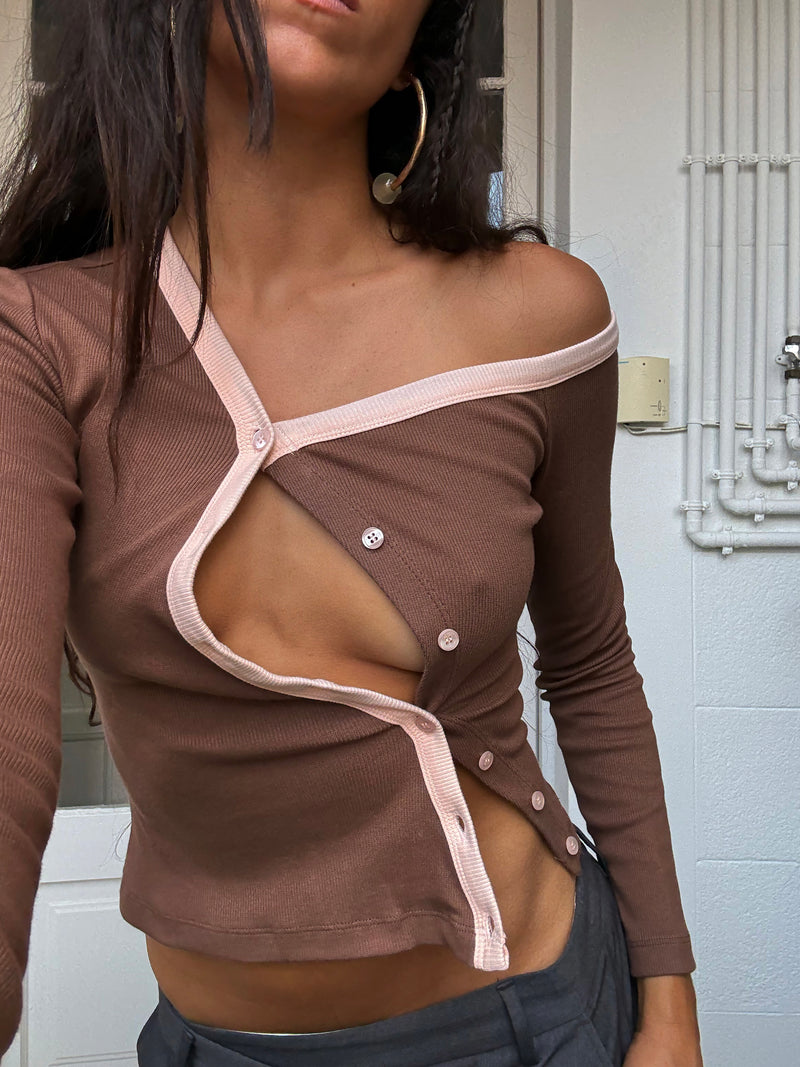 Ella Brown Top