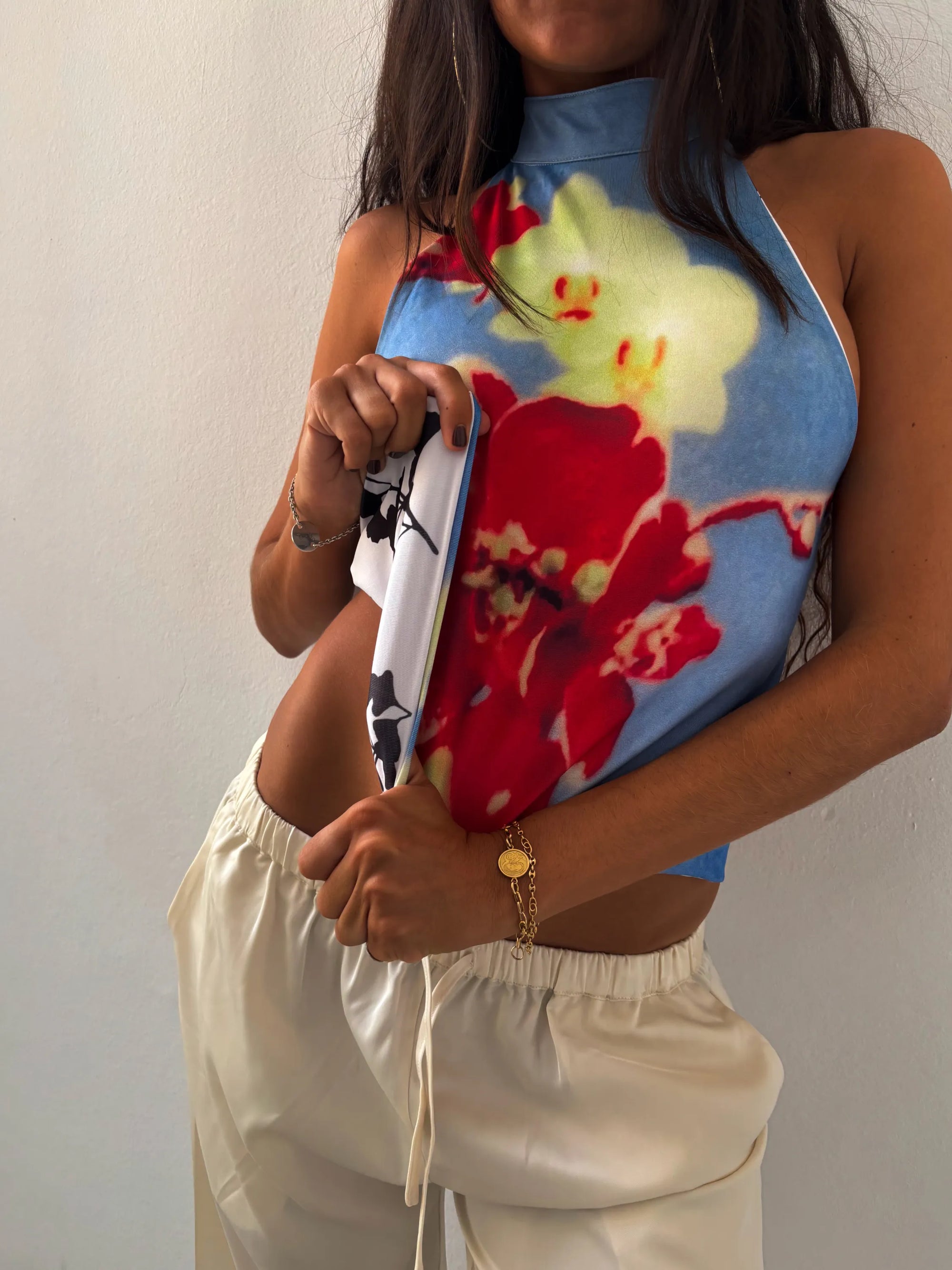 Camelia Reversible Top