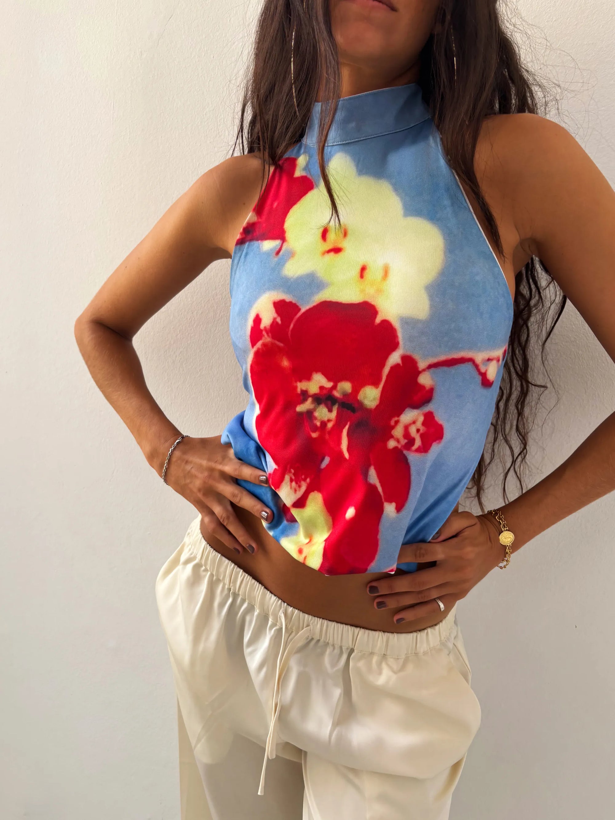 Camelia Reversible Top