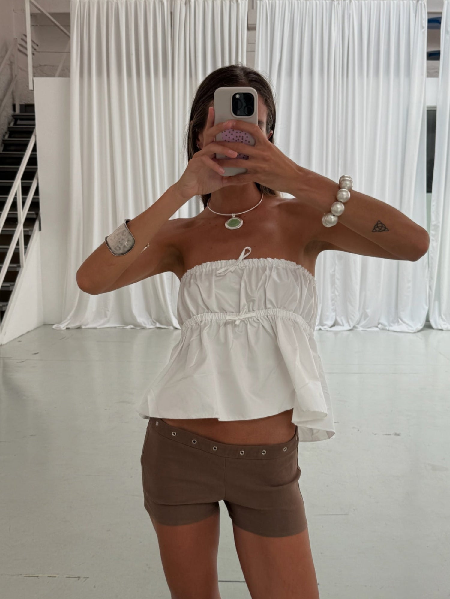 Camila Cream Top/Skirt