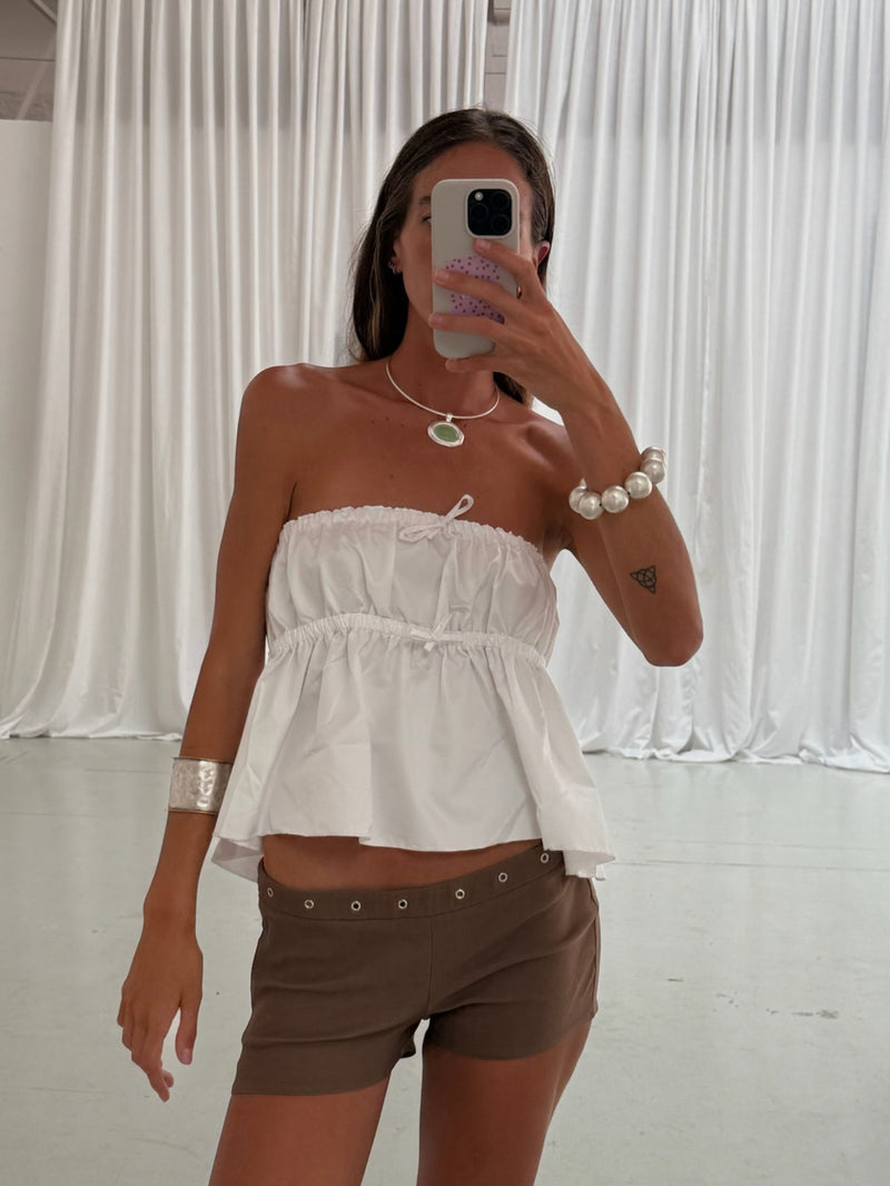 Camila Cream Top/Skirt