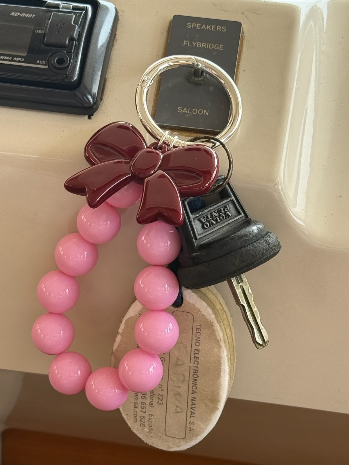 Lizzie Key Charm