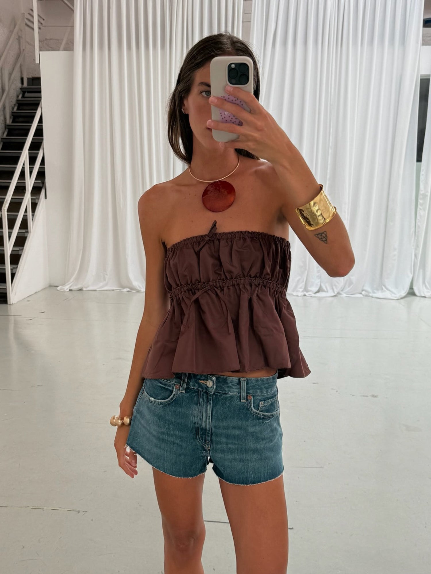 Camila Café Top/Skirt