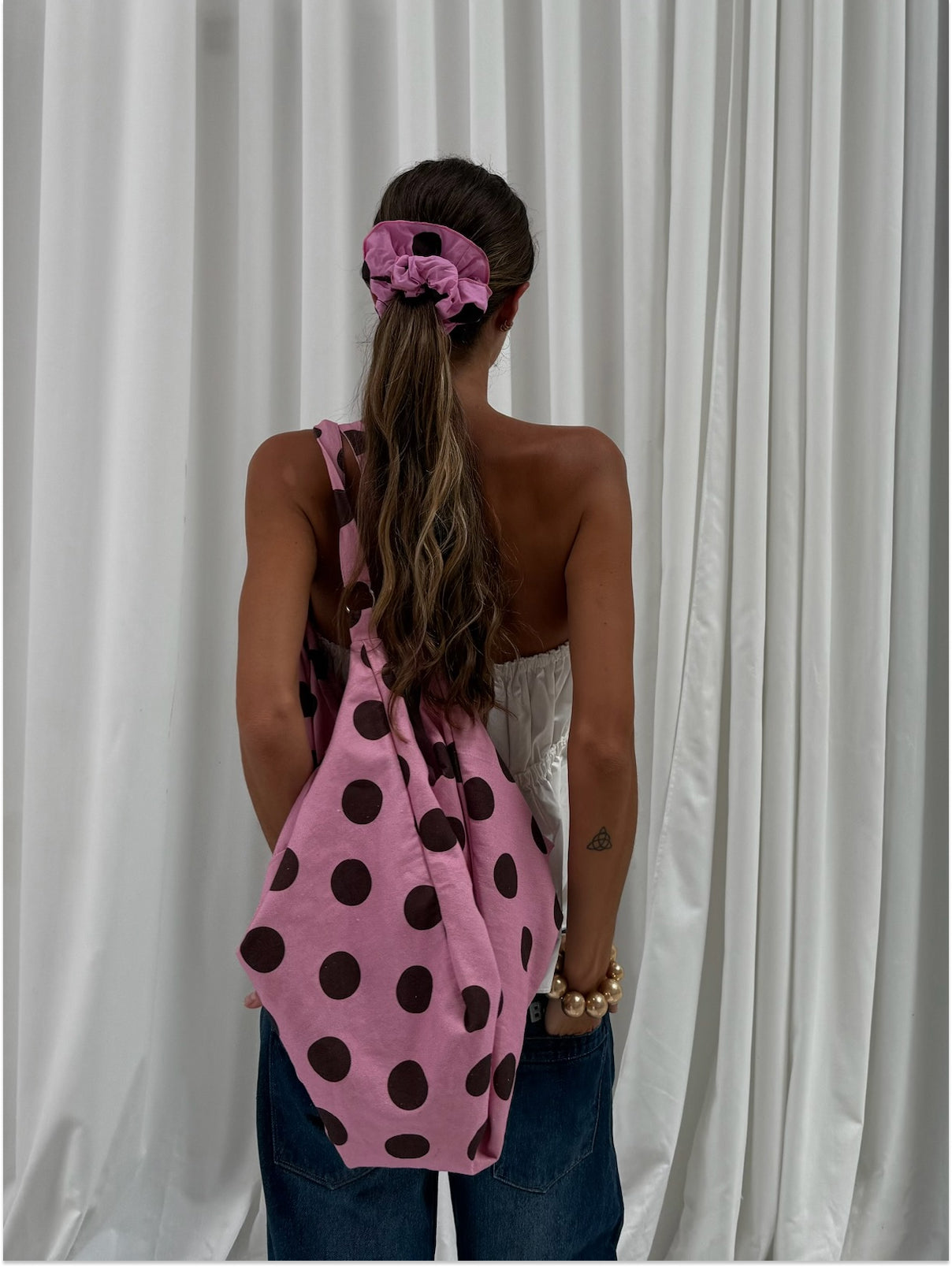 Mati Pink Scrunchie