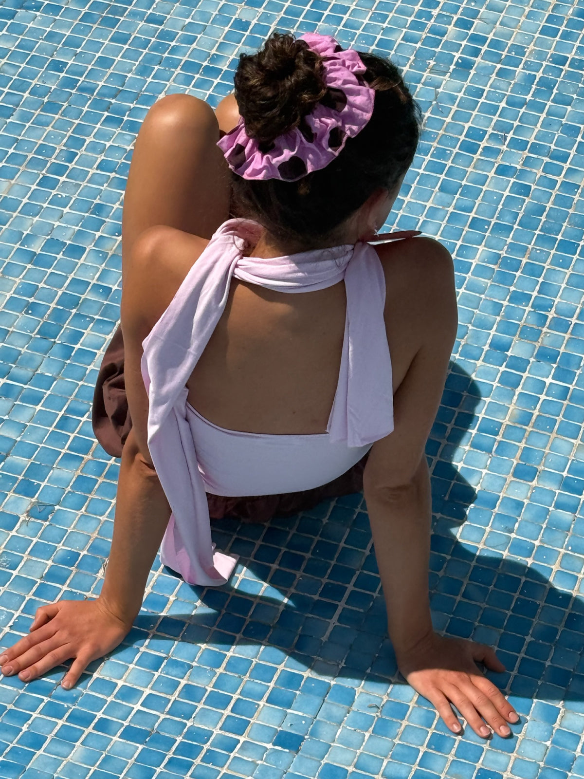 Mati Pink Scrunchie
