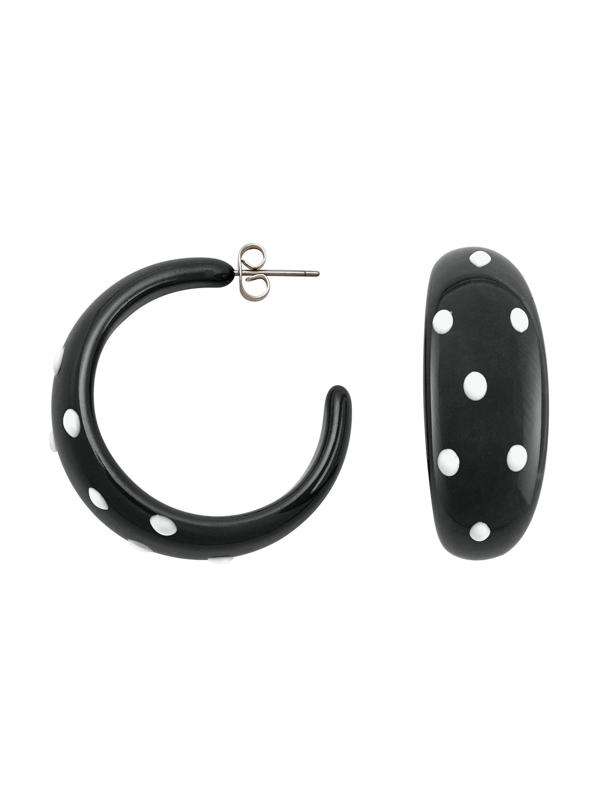 Mari Carmen Black Hoops