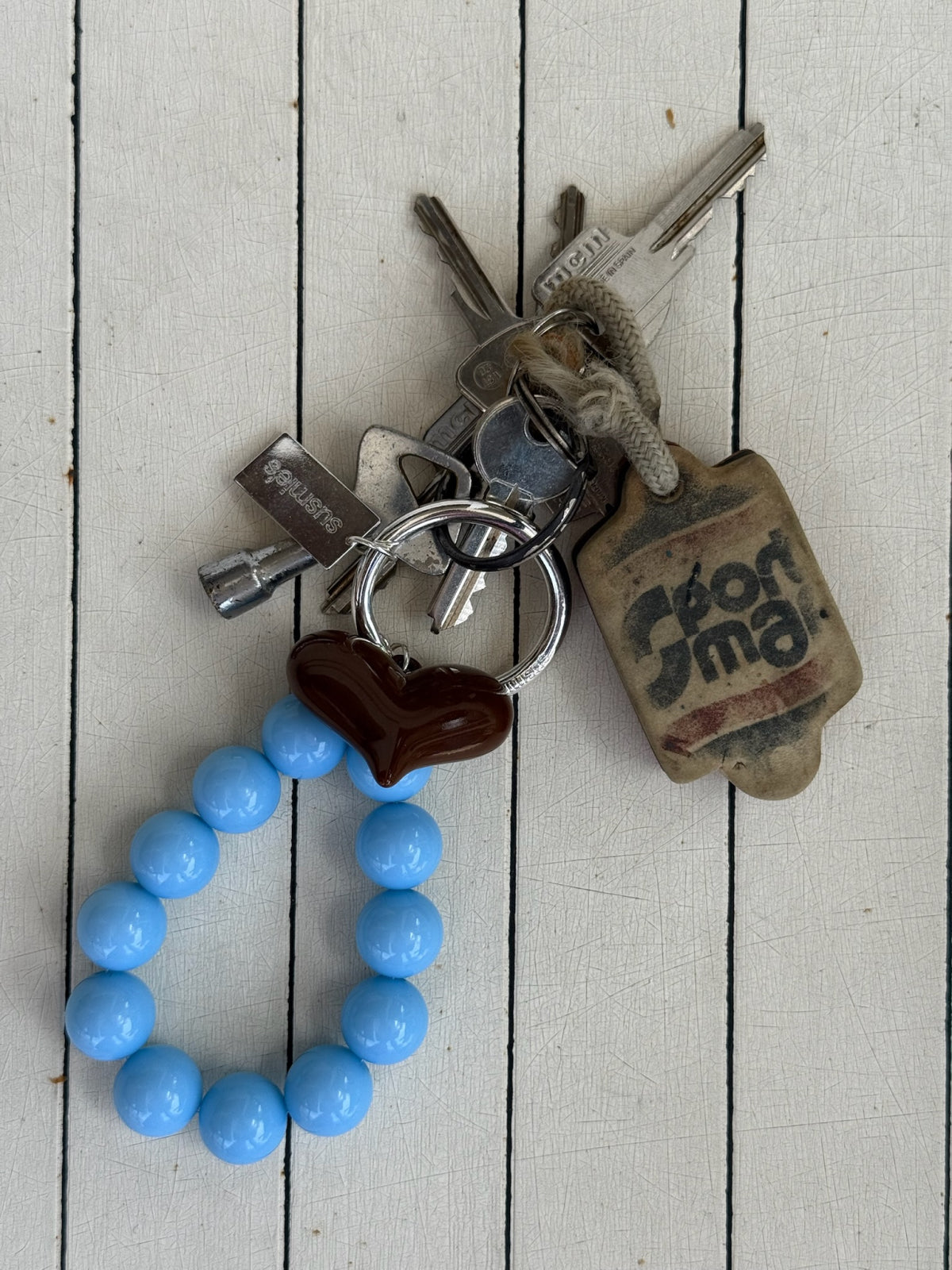 Maddy Blue Key Charm