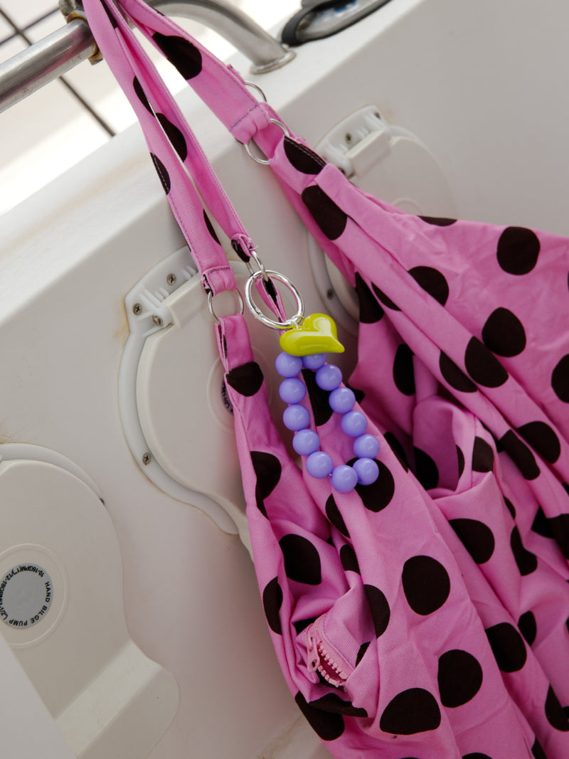 Maddy Purple Key Charm