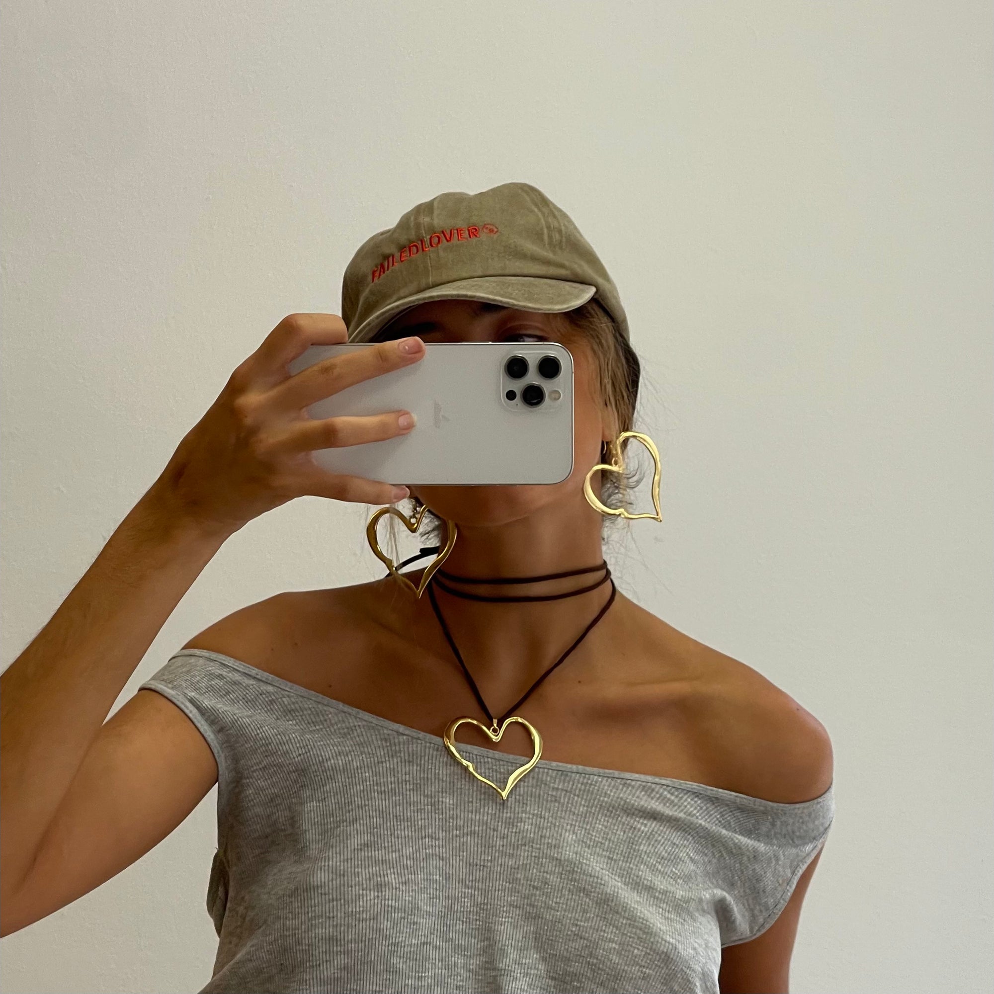 Melted Heart Earrings