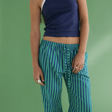 Gabrielle Pants Blue&Green