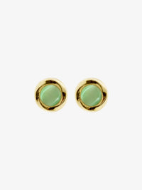Green Dot Earrings